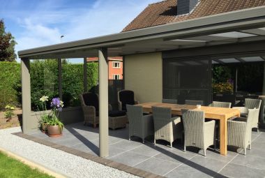 Aluminium Terrasoverkappingen installeren